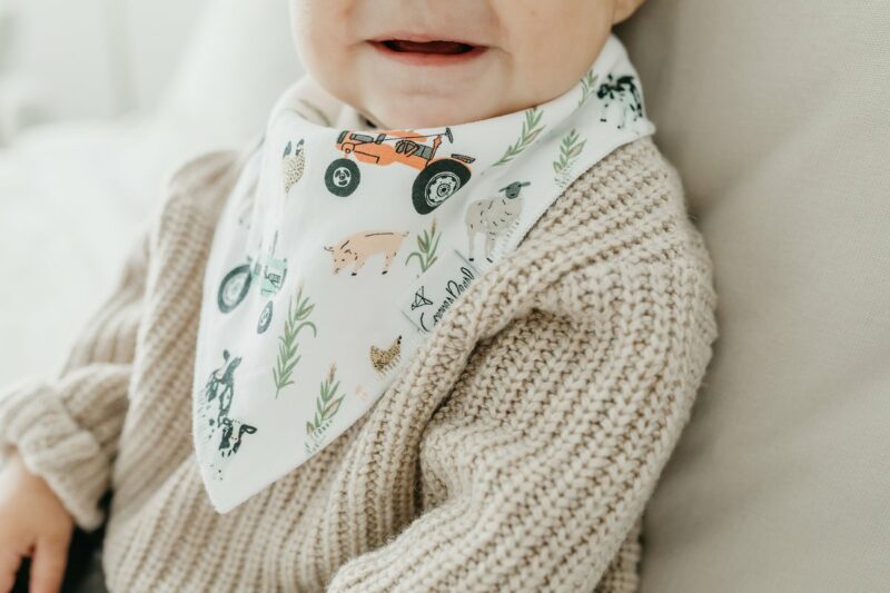 Farmer Bandana Bibs Jo Set by Copper Pearl