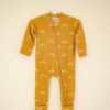 Willow+Co Yellow Sun Romper Footie