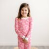 Little Sleepies Pink Kisses Two-Piece Bamboo Viscose Toddler Pajama Set