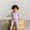 Little Sleepies Lavender Bunnies Bamboo Viscose Two-Piece Pajama Set
