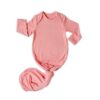 Little Sleepies Bamboo Viscose Bubblegum Infant Knotted Gown
