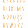 Blossom Bright Alphabet Nursery Art Print