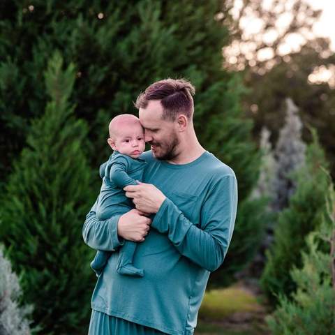 Bamboo Men's Pajamas in Emerald from Kyte