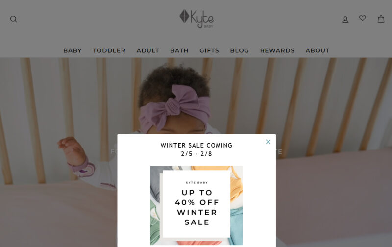 Kyte BABY Winter Clearance Sale Details
