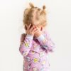 Little Sleepies Pink Breakfast Buddies Bamboo Viscose Pajama Set