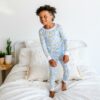 Little Sleepies Toddler Pajamas in Blue Breakfast Buddies