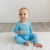 Little Sleepies Sky Blue Bamboo Viscose Pajama Set