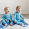 Little Sleepies Toddler Pajamas in Sky Blue