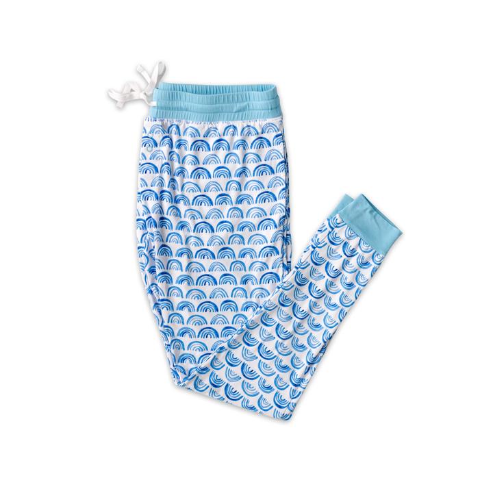 Little Sleepies Blue Rainbows Women's Pajama Pants – Blossom