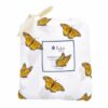 Organic Bamboo Baby Crib Sheet by Kyte Baby in Monarch Butterfly