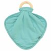 Kyte Baby Jade Fabric Lovey with Wooden Teether Ring