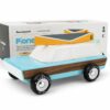 Vintage Style Wooden Pioneer Camper Car Kids Toy