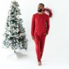 Kyte BABY Men's Ruby Red Jogger Pajama Set