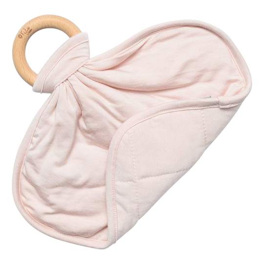 Blush Baby Teether and Lovey with Removable Ring for Babies