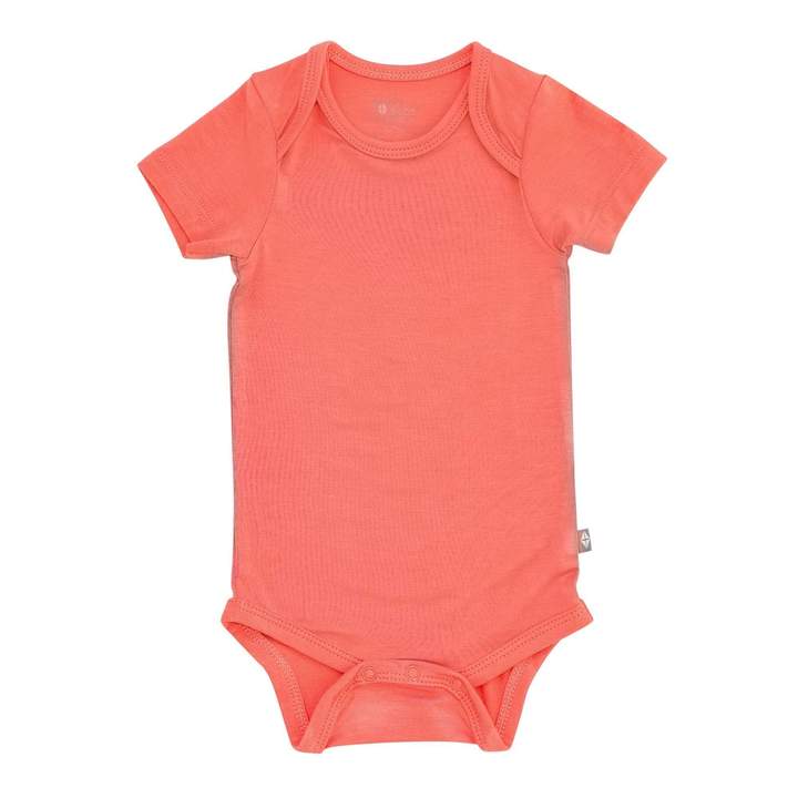 Kyte Baby Bodysuit In Melon Blossom