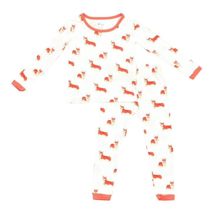 Kyte BABY Toddler Pajama Set in Corgi