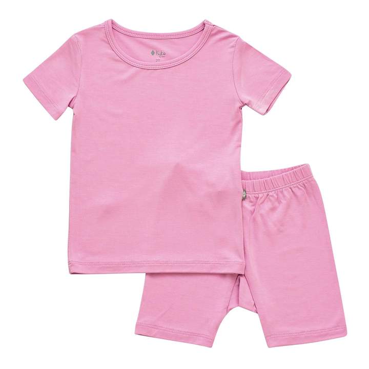 Kyte BABY Short Sleeve Toddler Pajama Set in Bubblegum
