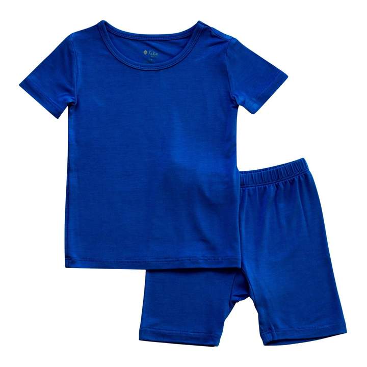 Kyte BABY Short Sleeve Toddler Pajama Set in Indigo