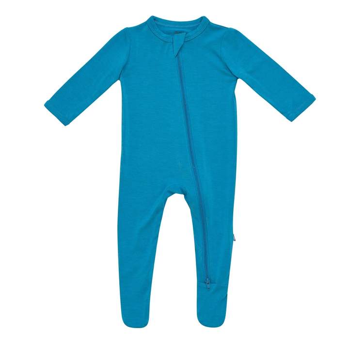 Kyte BABY Zippered Footie in Lagoon