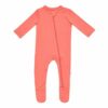 Kyte BABY Zippered Footie in Melon