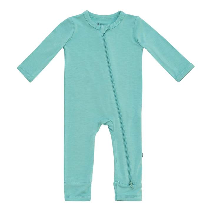 Kyte BABY Zippered Romper in Jade – Blossom