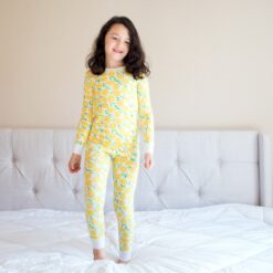 Little Sleepies Lemons Bamboo Viscose Long Sleeve Two-Piece Pajama Set