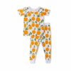 Little Sleepies Clementines Short Sleeve Bamboo Viscose Two-Piece Pajama Set