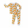 Little Sleepies Clementines Bamboo Viscose Long Sleeve Two-Piece Pajama Set