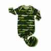 Little Sleepies Green Crocodiles Bamboo Viscose Infant Knotted Gown