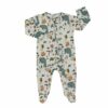 Emerson and Friends Organic Manatee Bamboo Zippered Footie