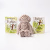 Slumberkins Bigfoot Kin in Rose and Board Book Bundle