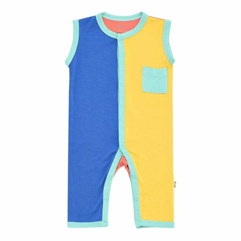 Kyte BABY Jade Limited Edition Colorblock Sleeveless Romper