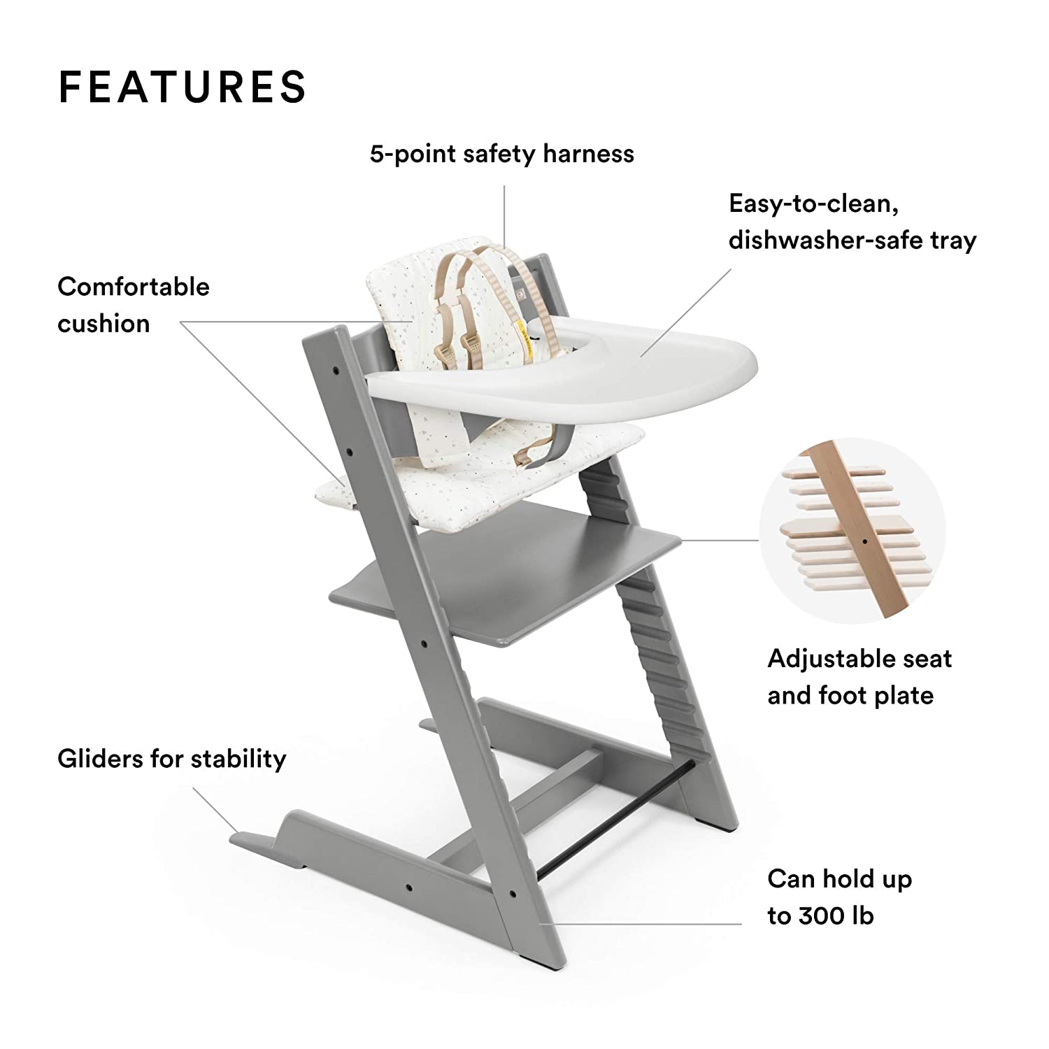 Tripp Trapp High Chair Complete by Stokke – Blossom