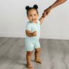 Little Sleepies Aquamarine Short Bamboo Viscose Zippy