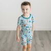 Little Sleepies Set Sail Short Sleeve and Shorts Bamboo Two-Piece Pajama Set