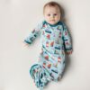 Little Sleepies Set Sail Bamboo Viscose Infant Knotted Gown