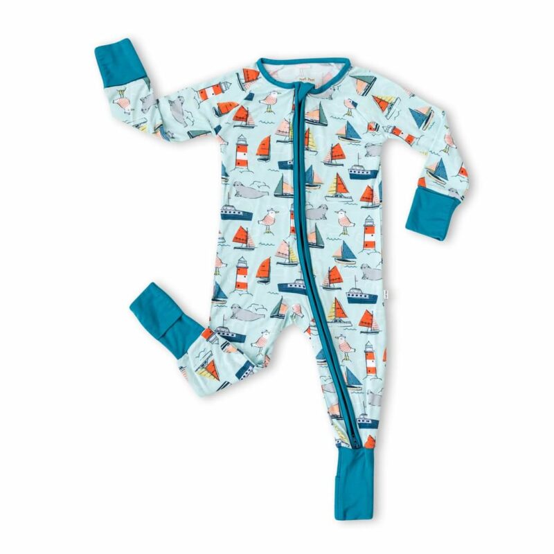 Little Sleepies Set Sail Bamboo Viscose Zippy