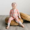 Little Sleepies Coral Koalas Bamboo Viscose Convertible Zippy