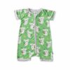 Little Sleepies Green Koalas Shorty Bamboo Viscose Zippy