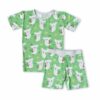 Little Sleepies Green Koalas Short Sleeve and Shorts Two-Piece Bamboo Viscose Pajama Set