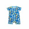 Little Sleepies Blue Cookies & Milk Shorty Bamboo Viscose Zippy