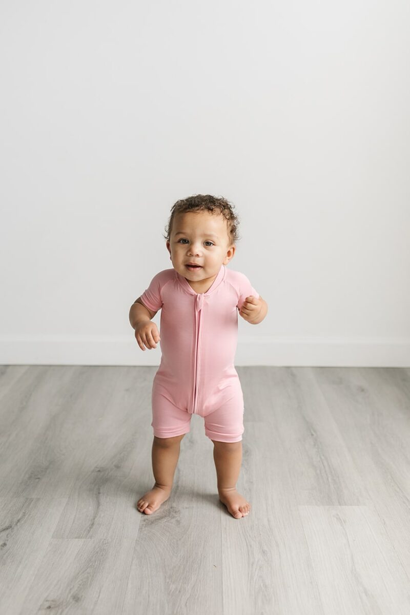 Little Sleepies Bubblegum Shorty Bamboo Viscose Zippy