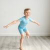 Little Sleepies Sky Blue Short Sleeve and Shorts Bamboo Viscose Two-Piece Pajama Set