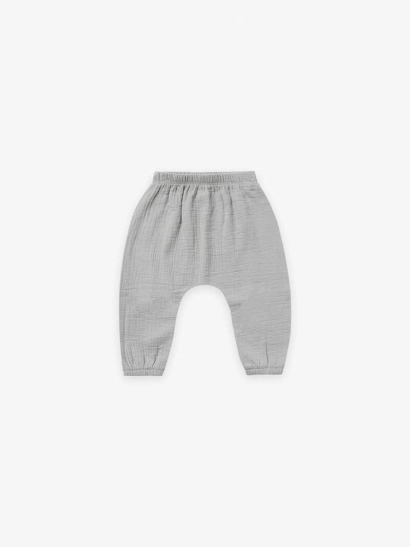 Quincy Mae Woven Harem Pant In Periwinkle