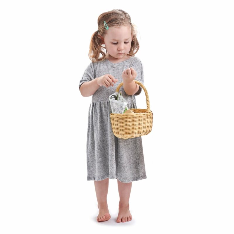 Tender Leaf Toys Wicker Shopping Basket from Tender Leaf Toys