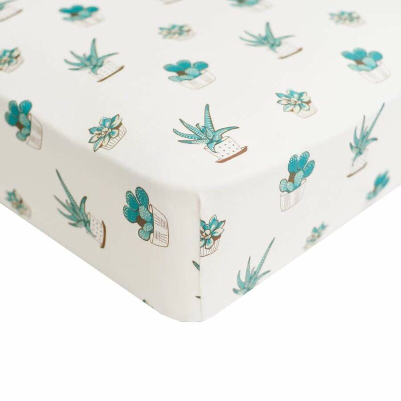 Kyte BABY Kyte BABY Crib Sheet in Succulent