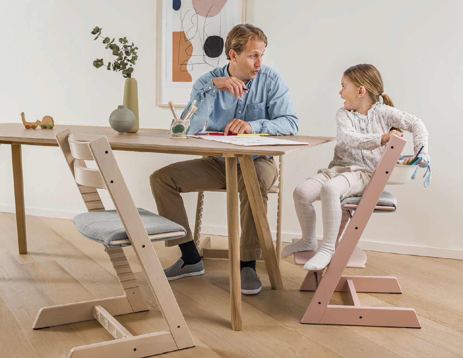 Stokke Tripp Trapp Chair Is Now Available In Warm Red & Soft Mint