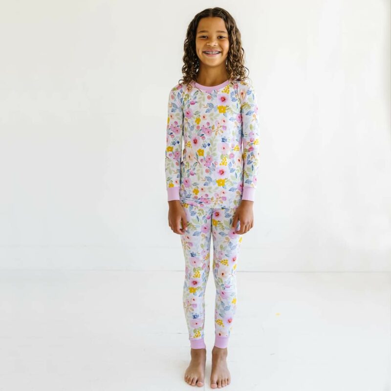 Little Sleepies Bella Blooms Bamboo Viscose Two-Piece Pajama Set