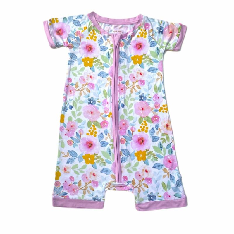 Little Sleepies Bella Blooms Shorty Bamboo Viscoze Zippy