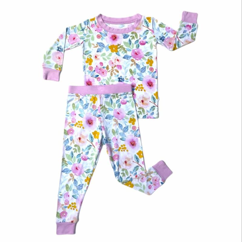 Little Sleepies Bella Blooms Bamboo Viscose Two-Piece Pajama Set